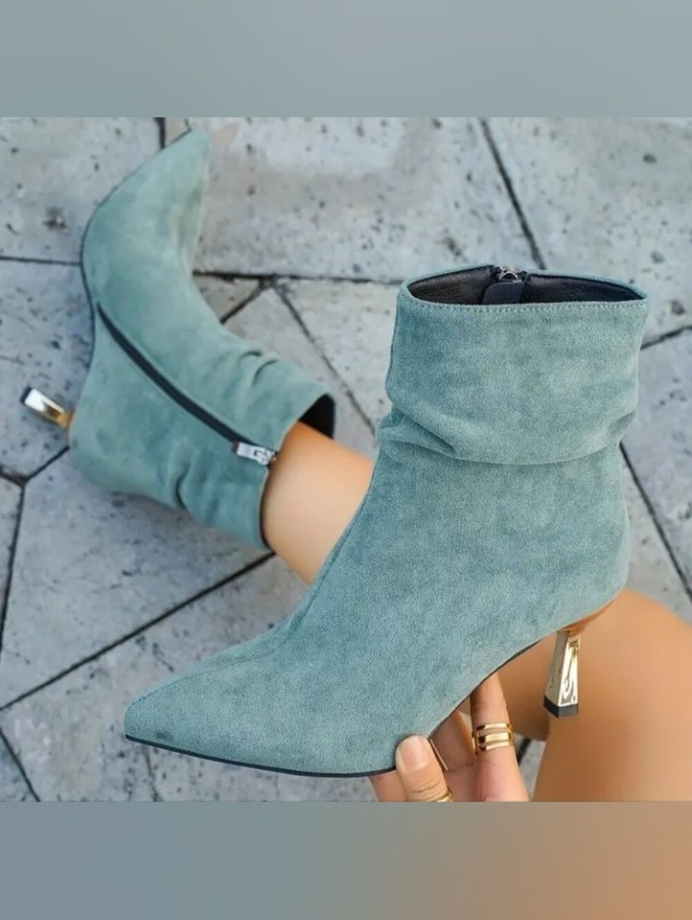 Elegant Women Shoes Classy Lady Shoes Women's Fashion Versatile Casual Ankle
